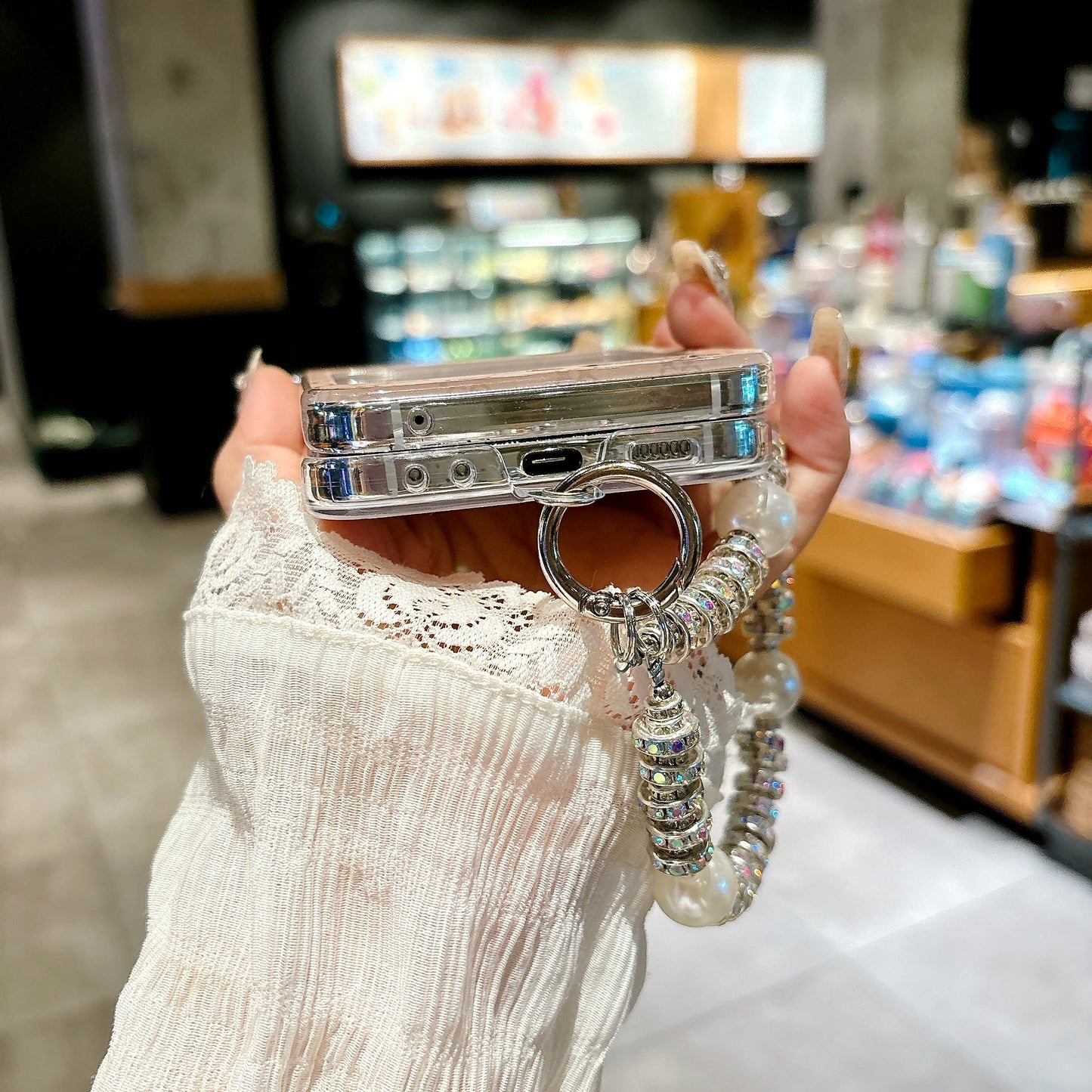Cute Cartoon Bracelet Flip Case