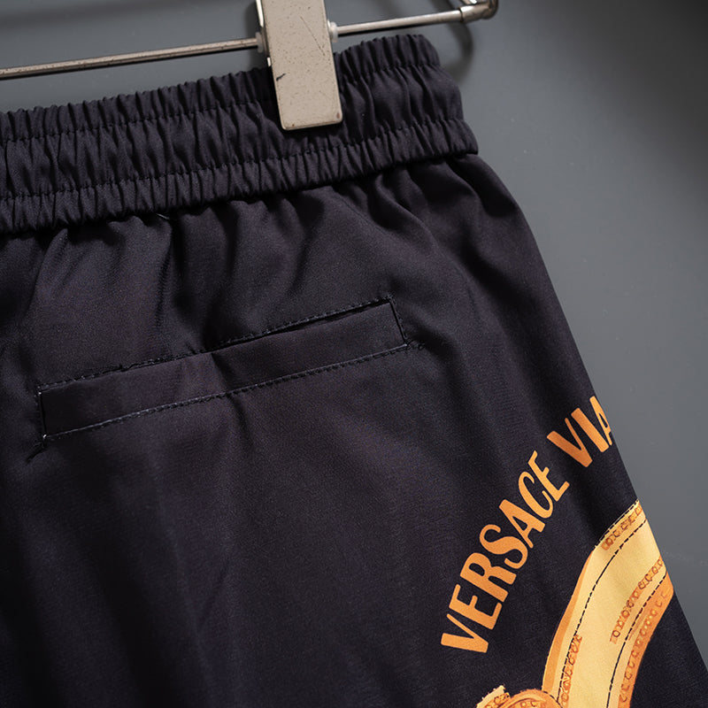 2025 latest golden quick-drying shorts beach pants