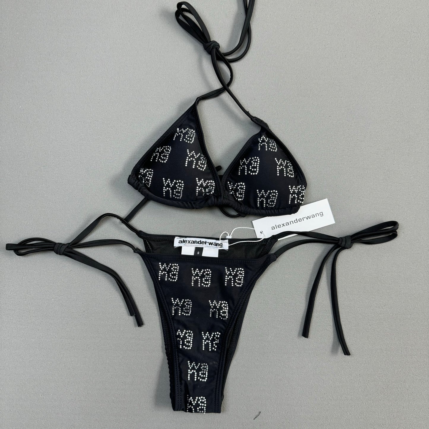 New Black Fashion Pattern Bikini A-84523