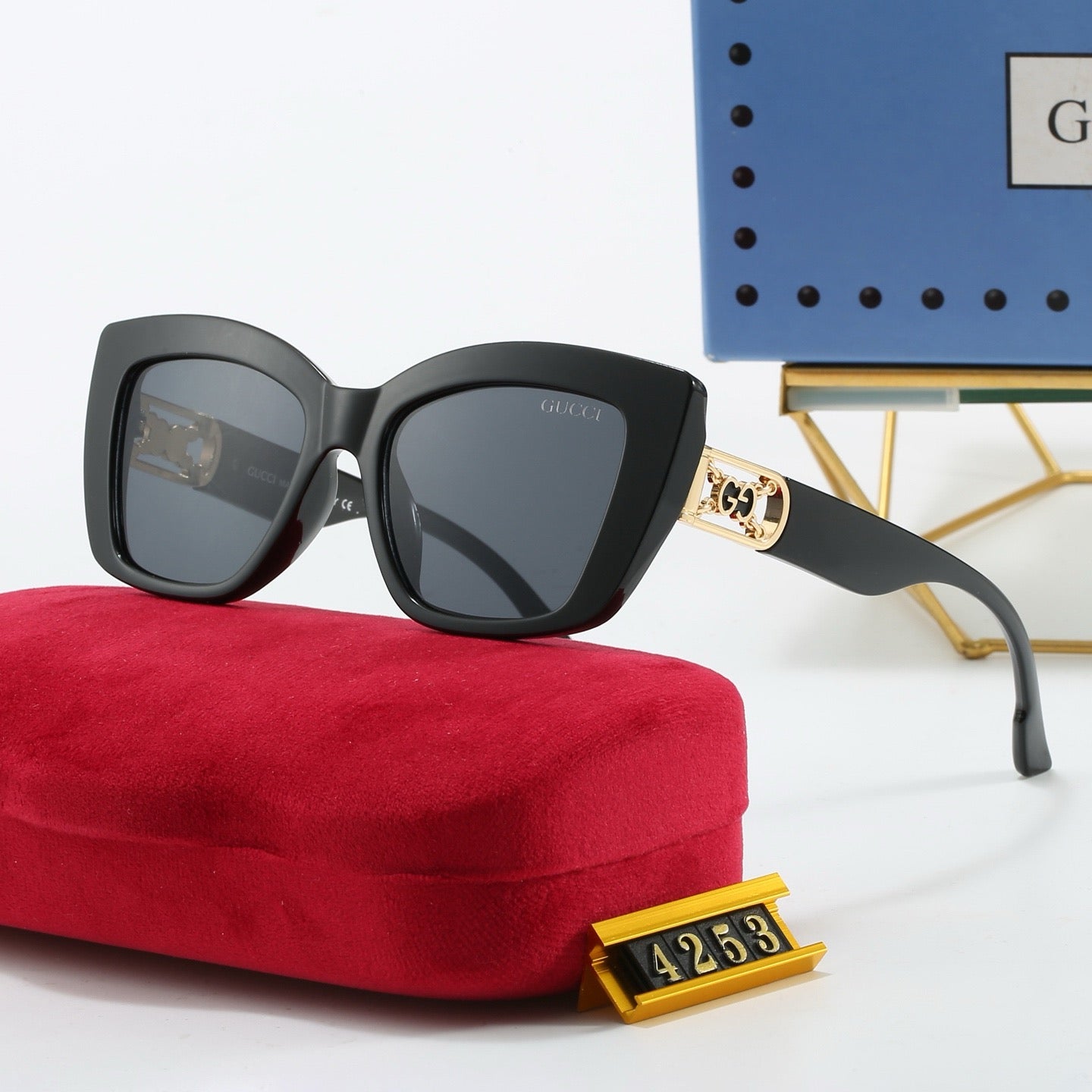 5 colors of new and popular sunglasses 4253