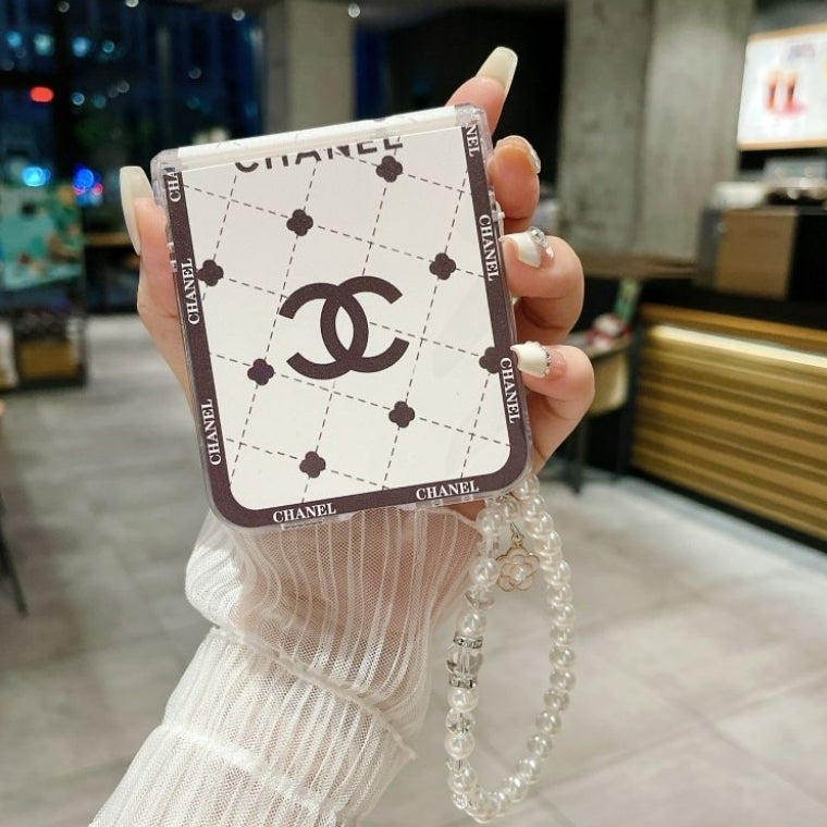 Fashion Pearl Wristband Case for Galaxy Z Flip