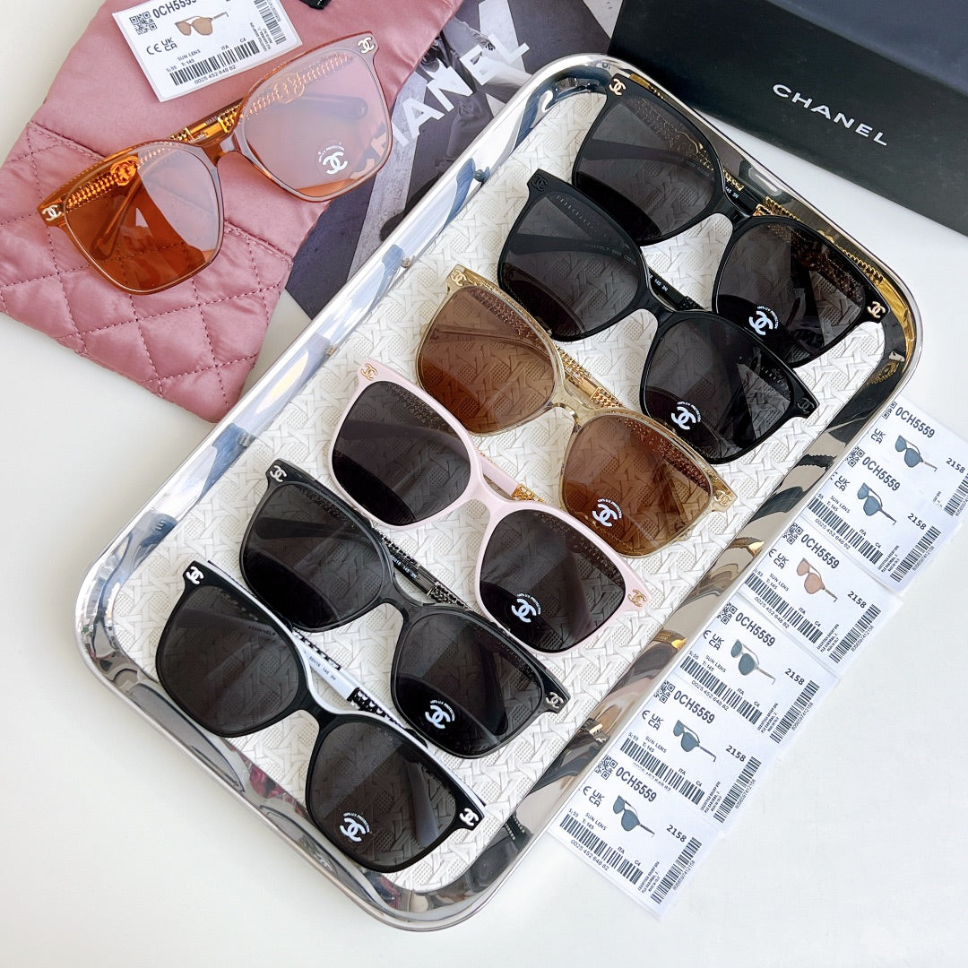 7 Colors Double Braided Style Temple Sunglasses