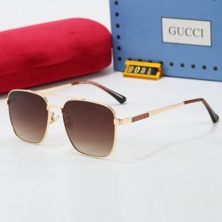6-color full frame HD lens metal thin frame sunglasses 9031