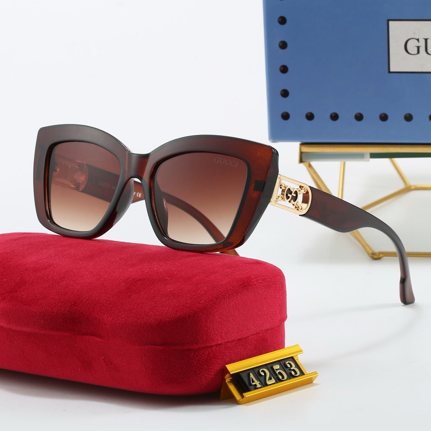 5 colors of new and popular sunglasses 4253