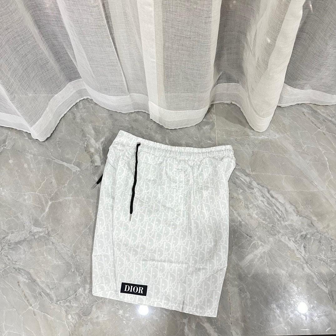 New classic casual white beach quick-drying shorts