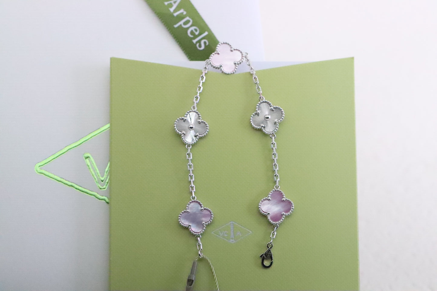 Laser Four-Leaf Clover Five-Flower Bracelet