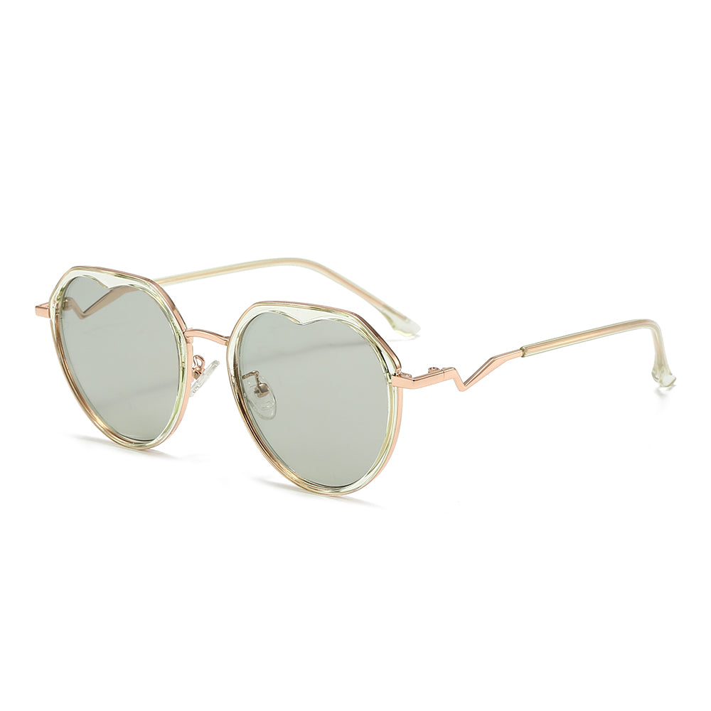 Dollger Gradient Lens Round Sunglasses