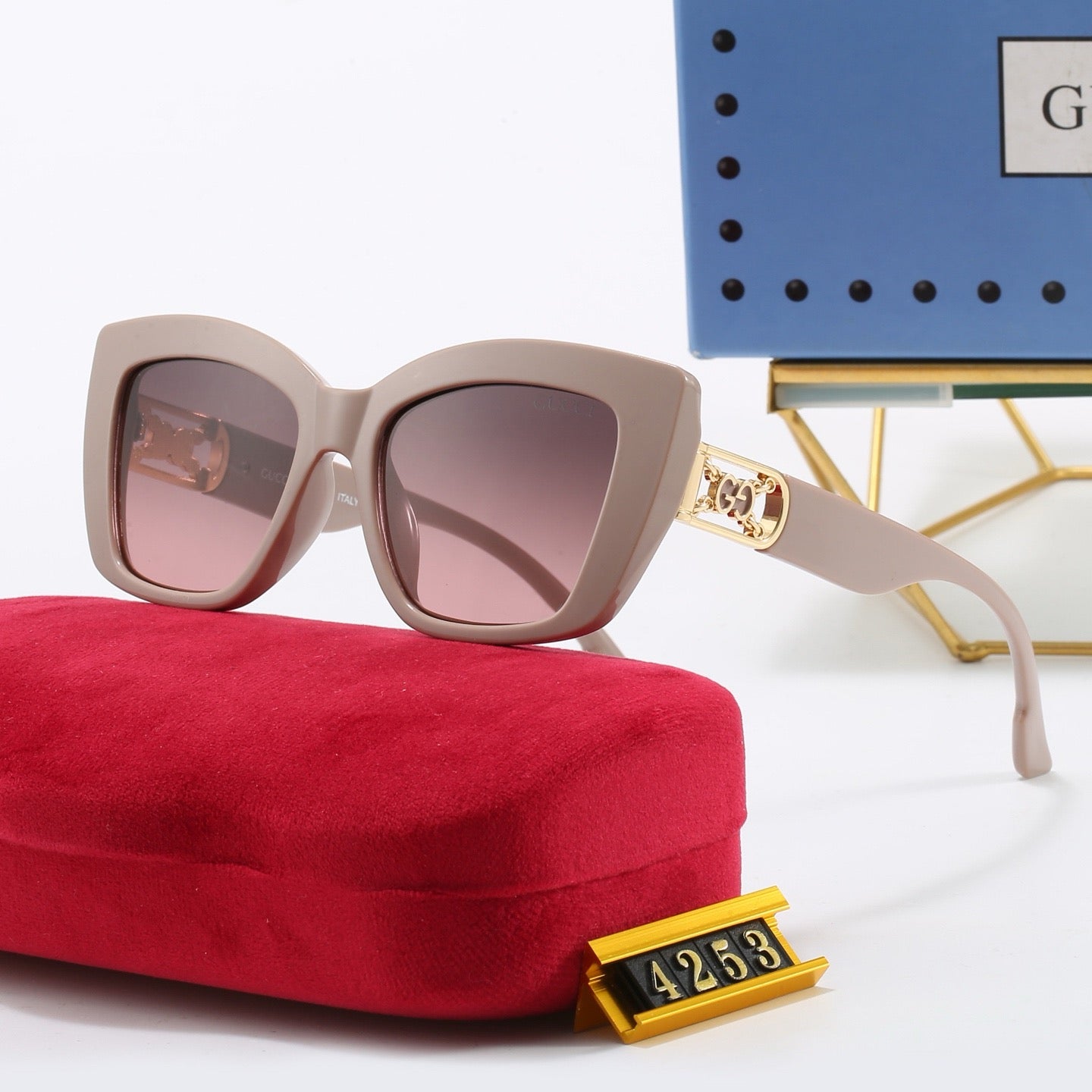 5 colors of new and popular sunglasses 4253