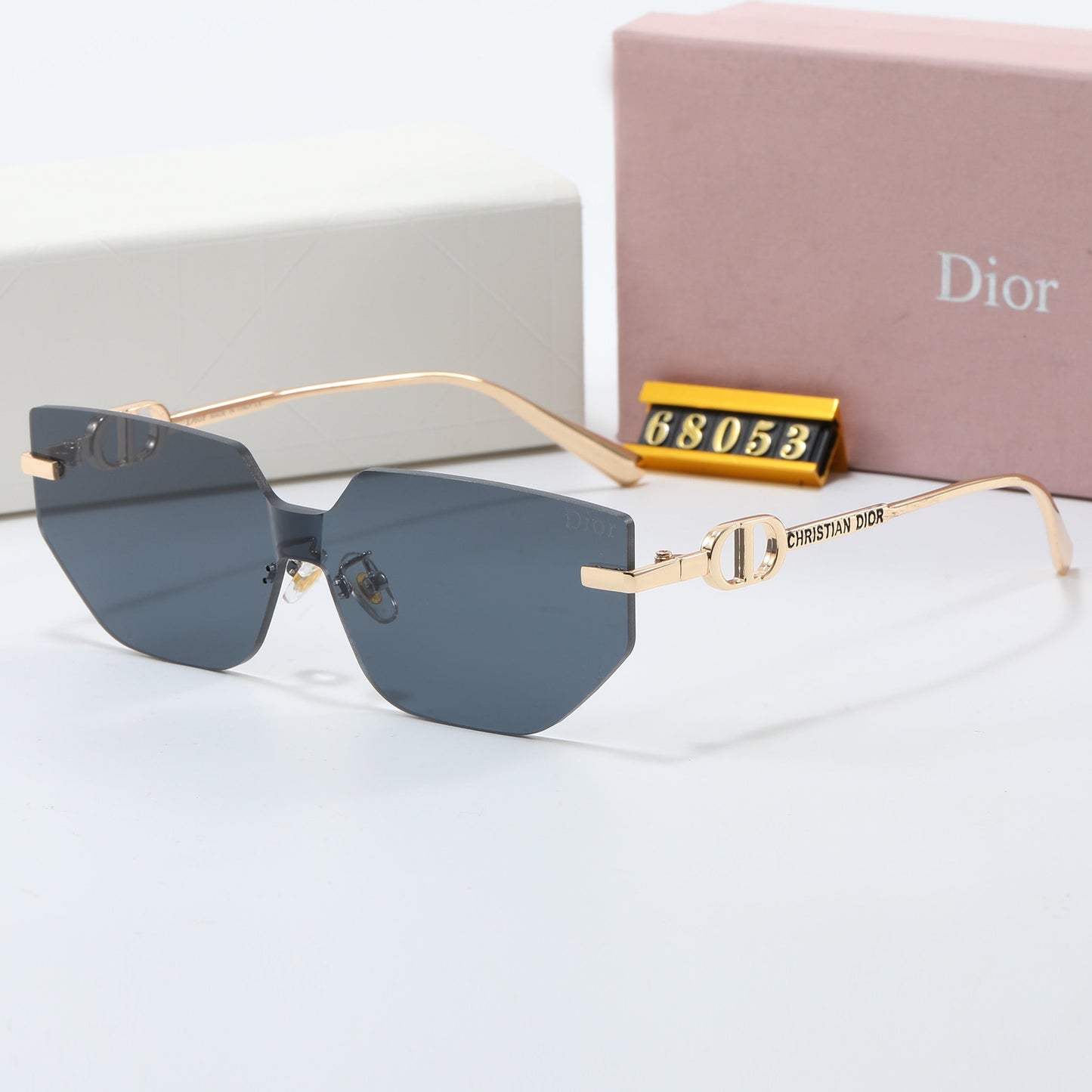 7-color polarized frameless personalized sunglasses 68053