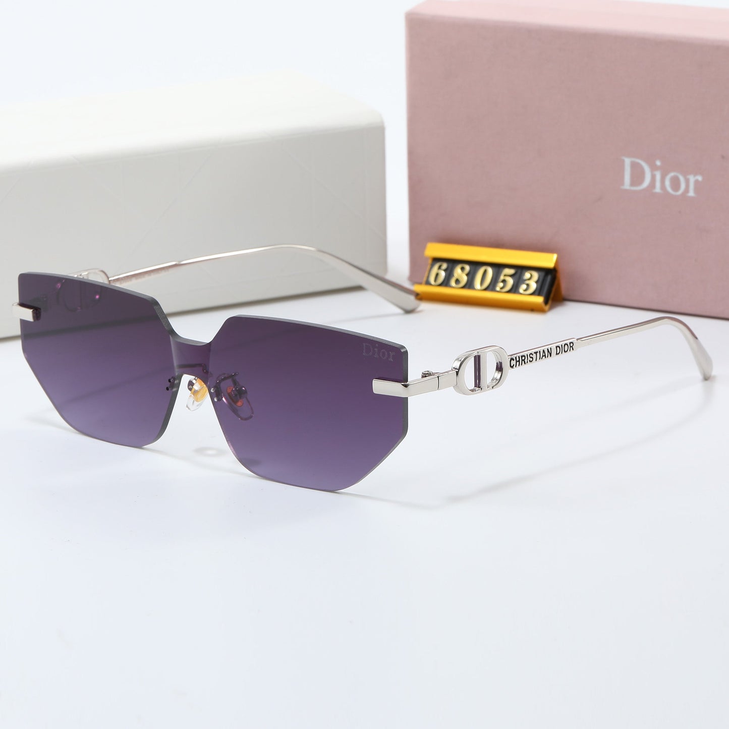 7-color polarized frameless personalized sunglasses 68053