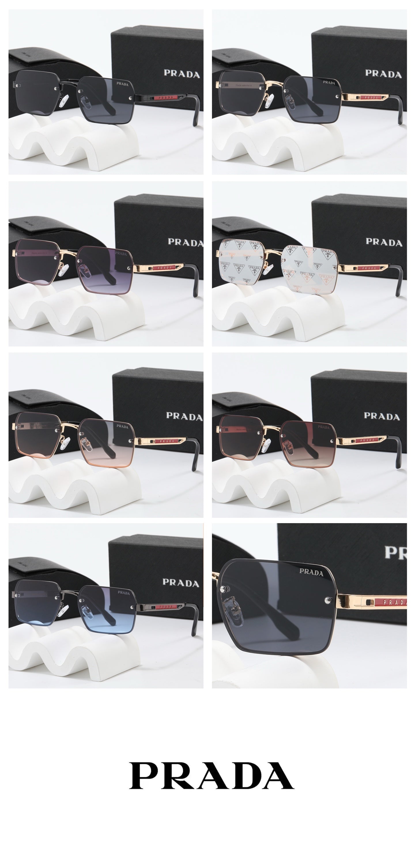 7 Color Trendy Sunglasses 5726