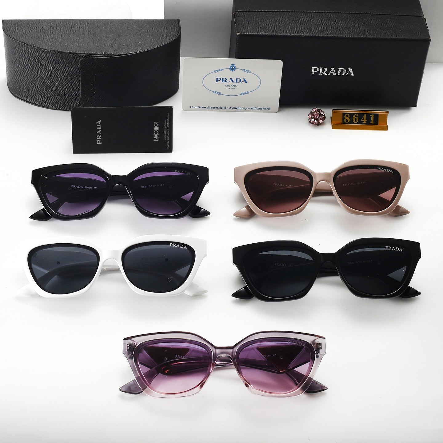5 colors TR90 frame. UV protection lens sunglasses 8641
