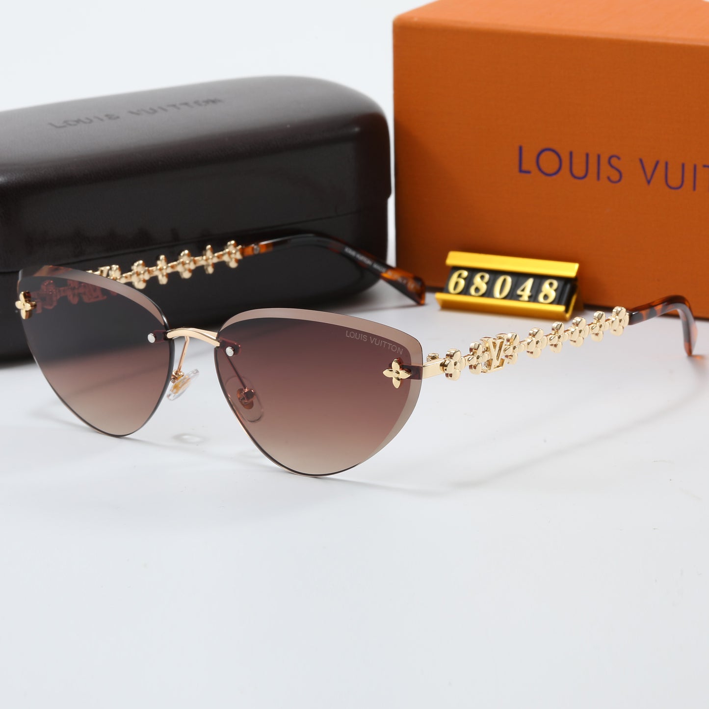 7 colors frameless trendy sunglasses 68048