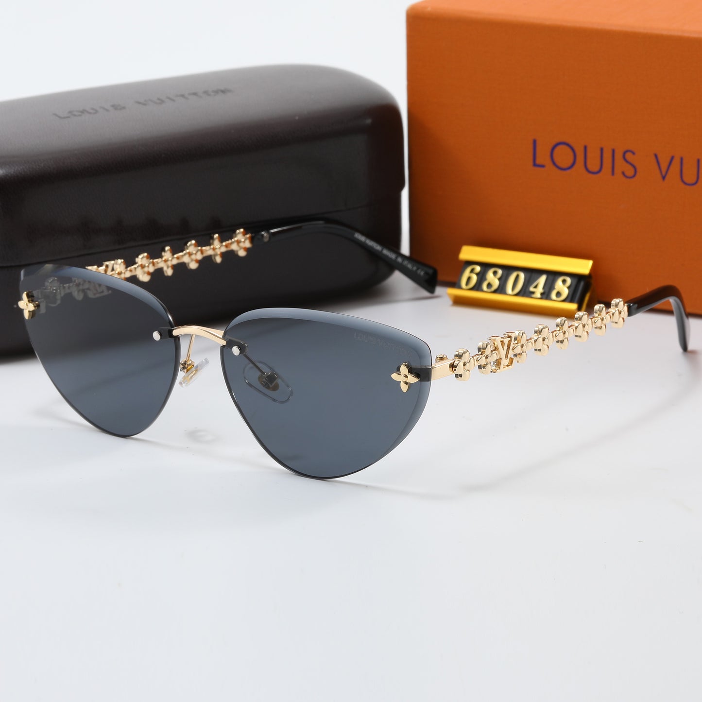 7 colors frameless trendy sunglasses 68048