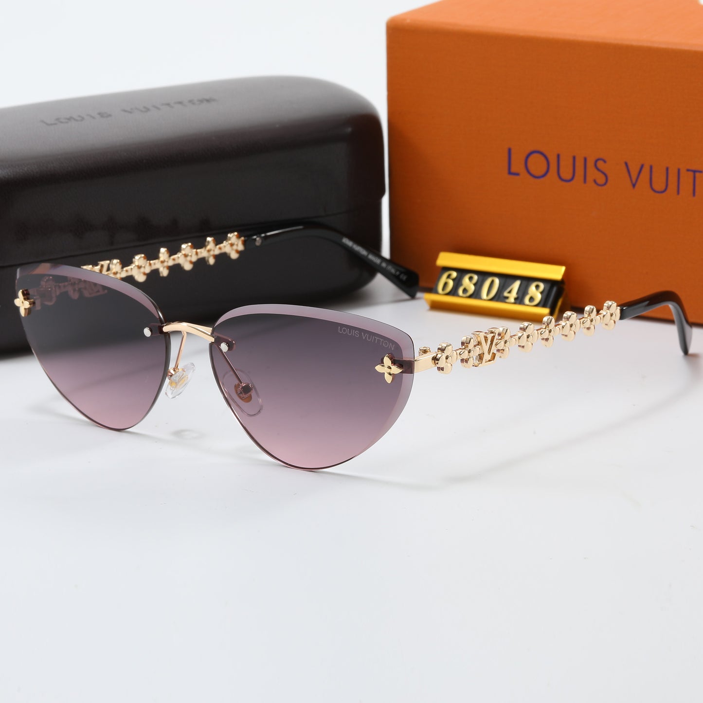 7 colors frameless trendy sunglasses 68048