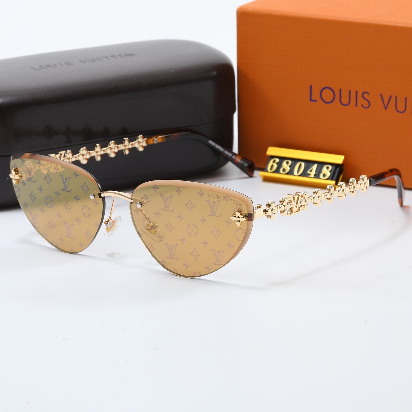 7 colors frameless trendy sunglasses 68048