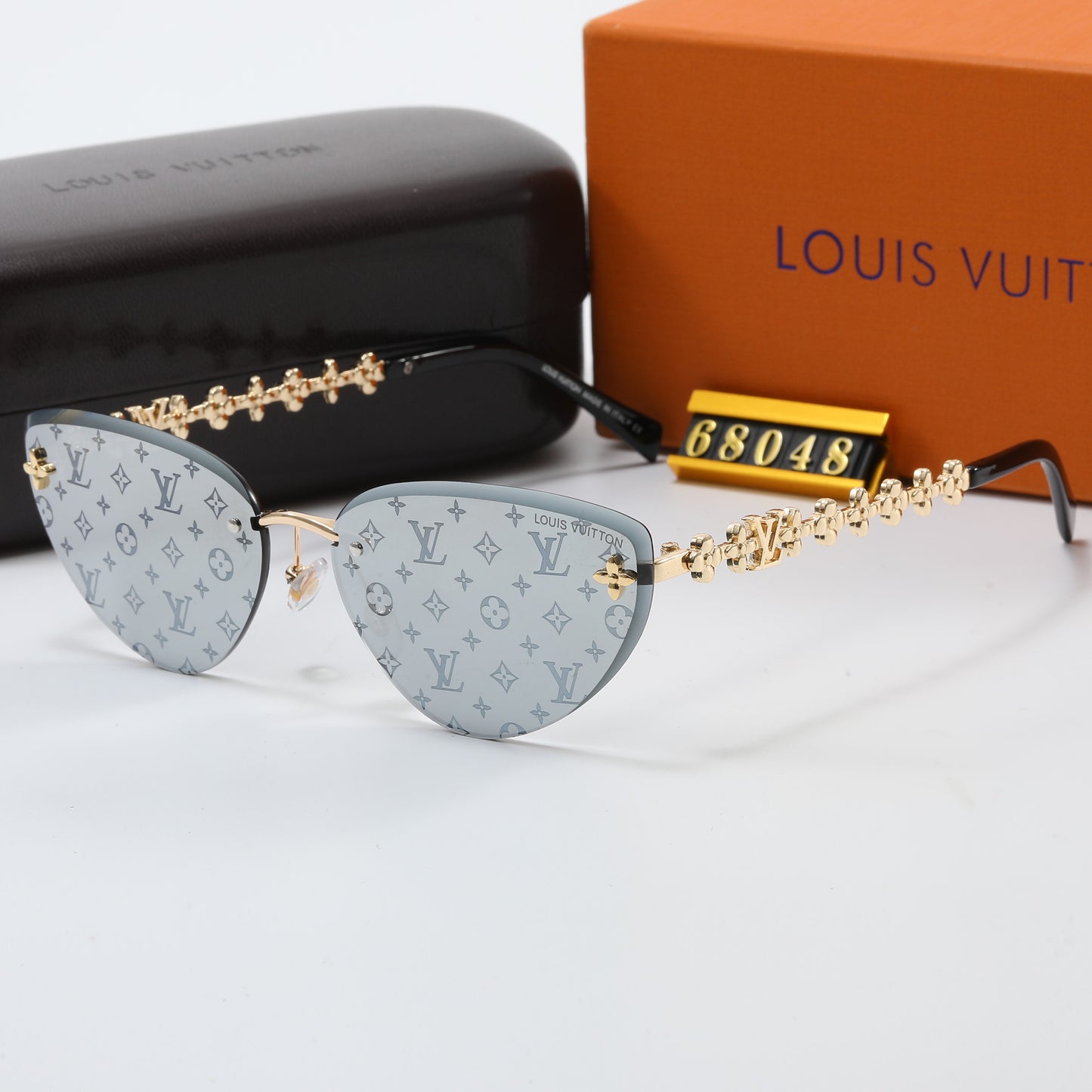7 colors frameless trendy sunglasses 68048