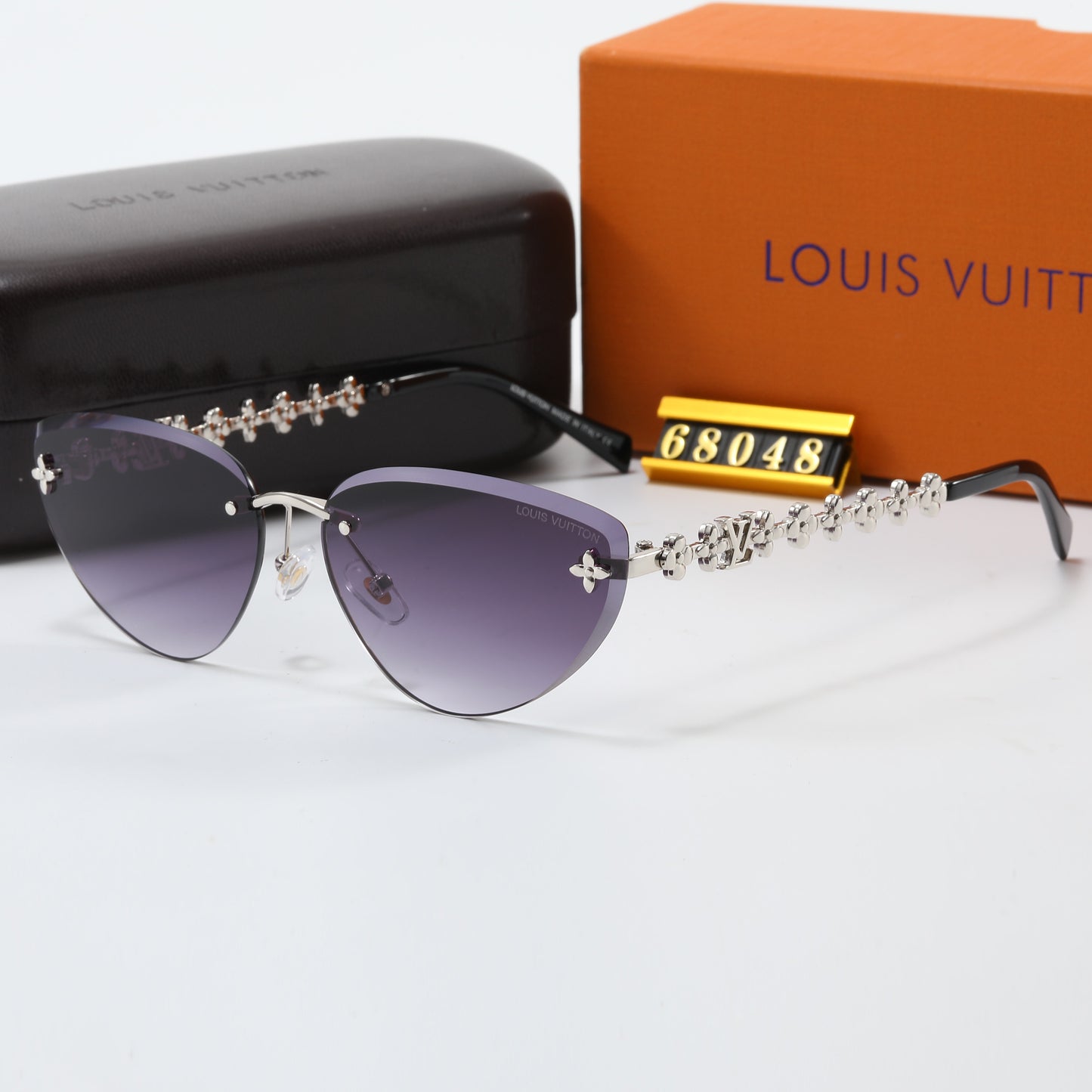 7 colors frameless trendy sunglasses 68048
