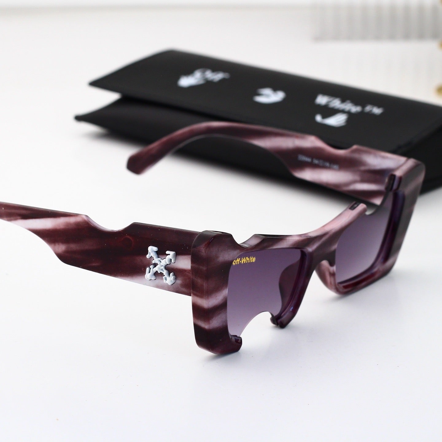 5 colors trendy plain sunglasses 32045