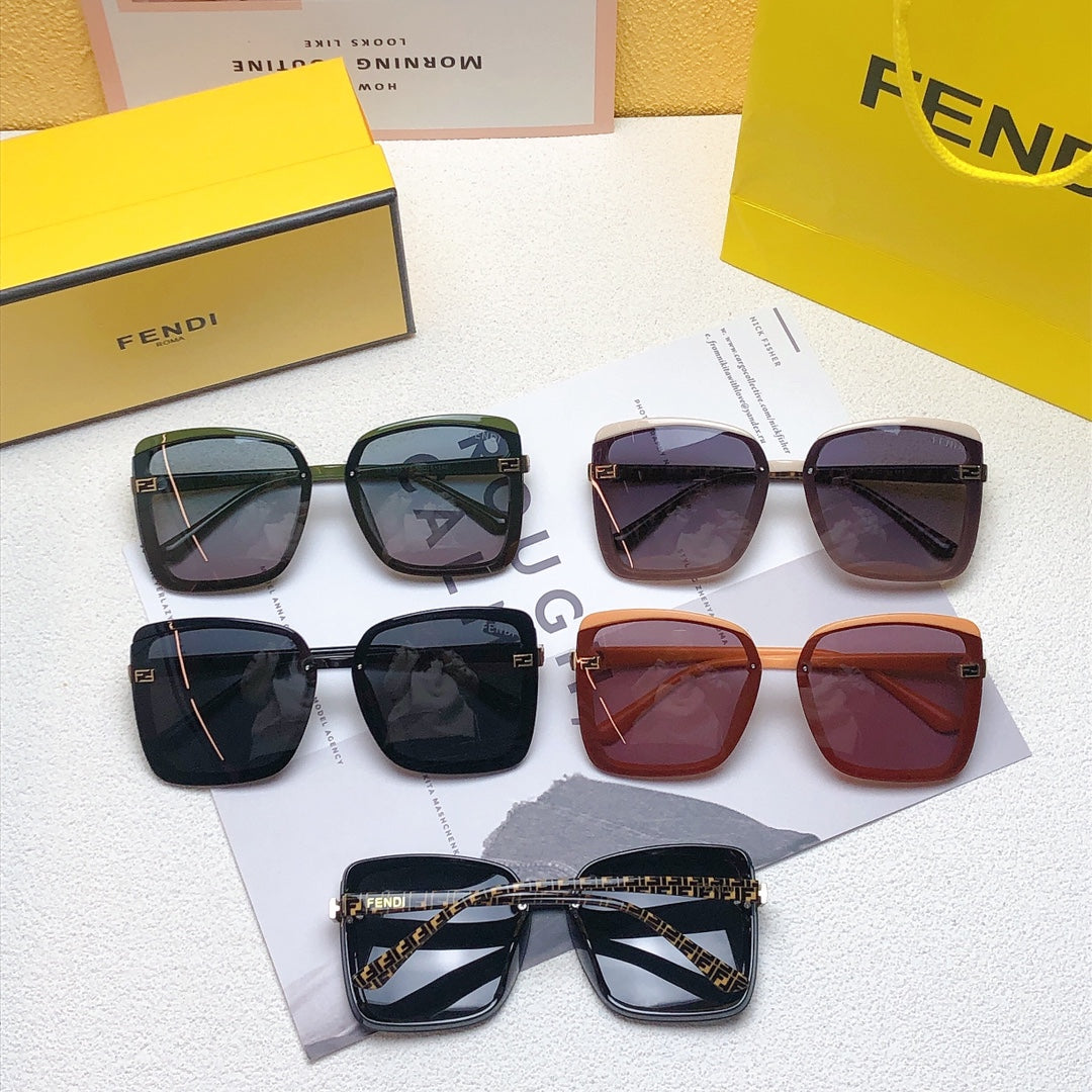 5 colors of classic large frame sunglasses 30193