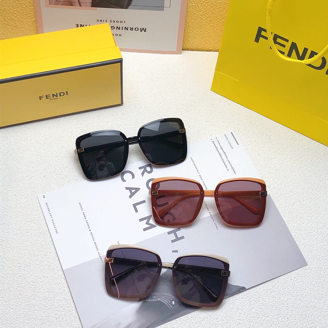 5 colors of classic large frame sunglasses 30193