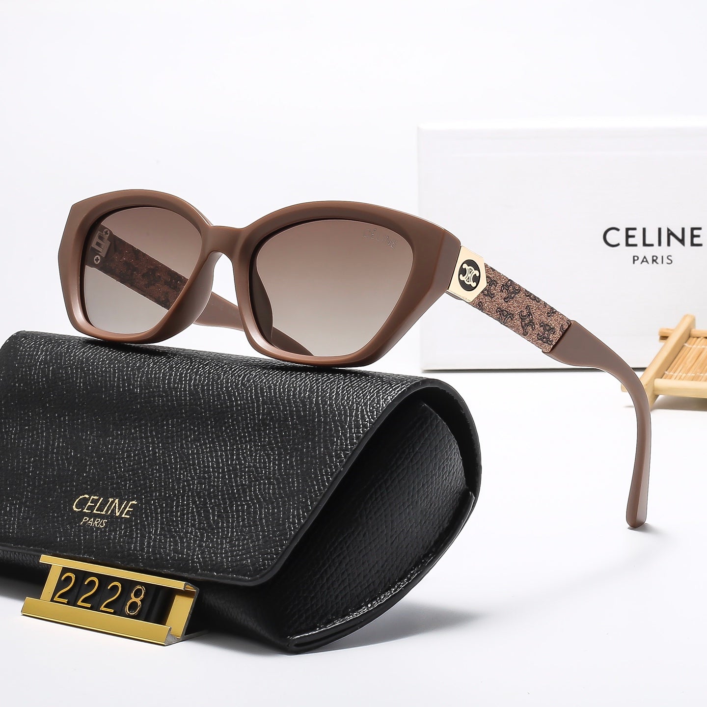 5 colors trendy polarized sunglasses 2228