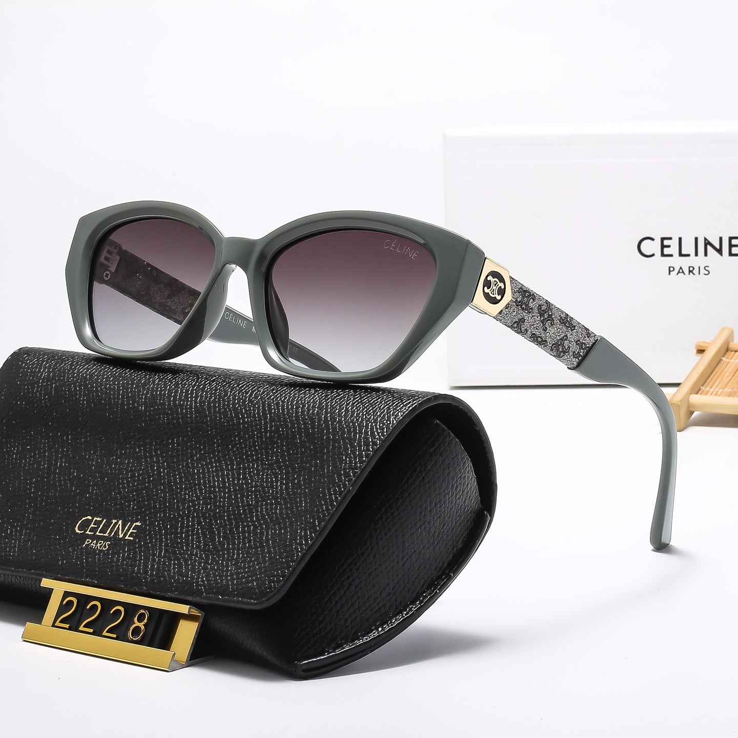 5 colors trendy polarized sunglasses 2228