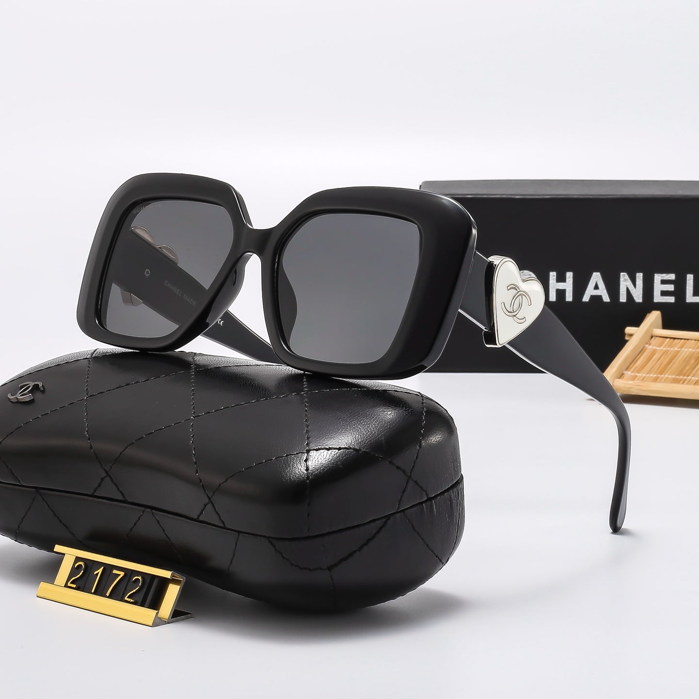 6 Colors Square Frame HD Lens Sunglasses 2172