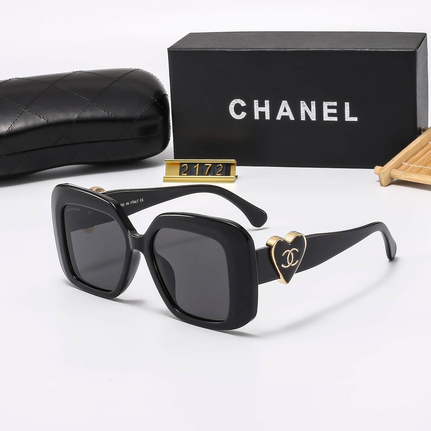 6 Colors Square Frame HD Lens Sunglasses 2172