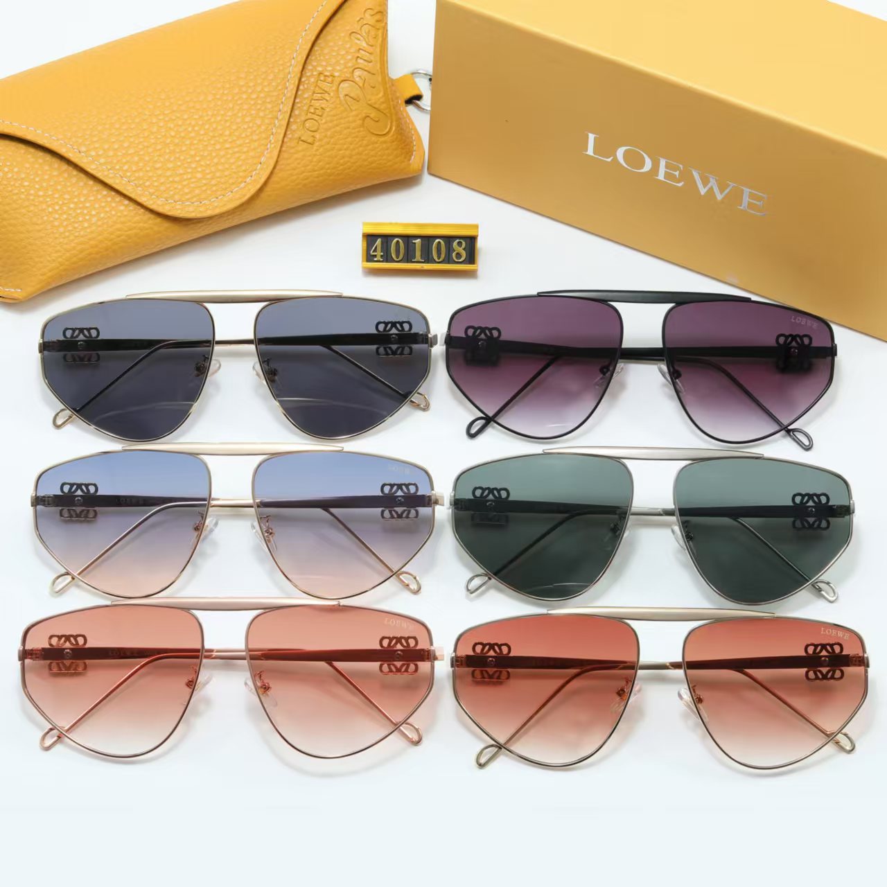 5 colors of fashionable and popular women's sunglasses 40108