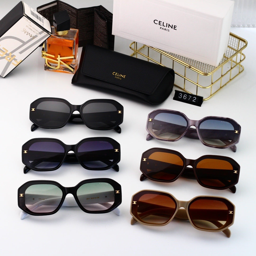 6 colors trendy sunglasses 3672