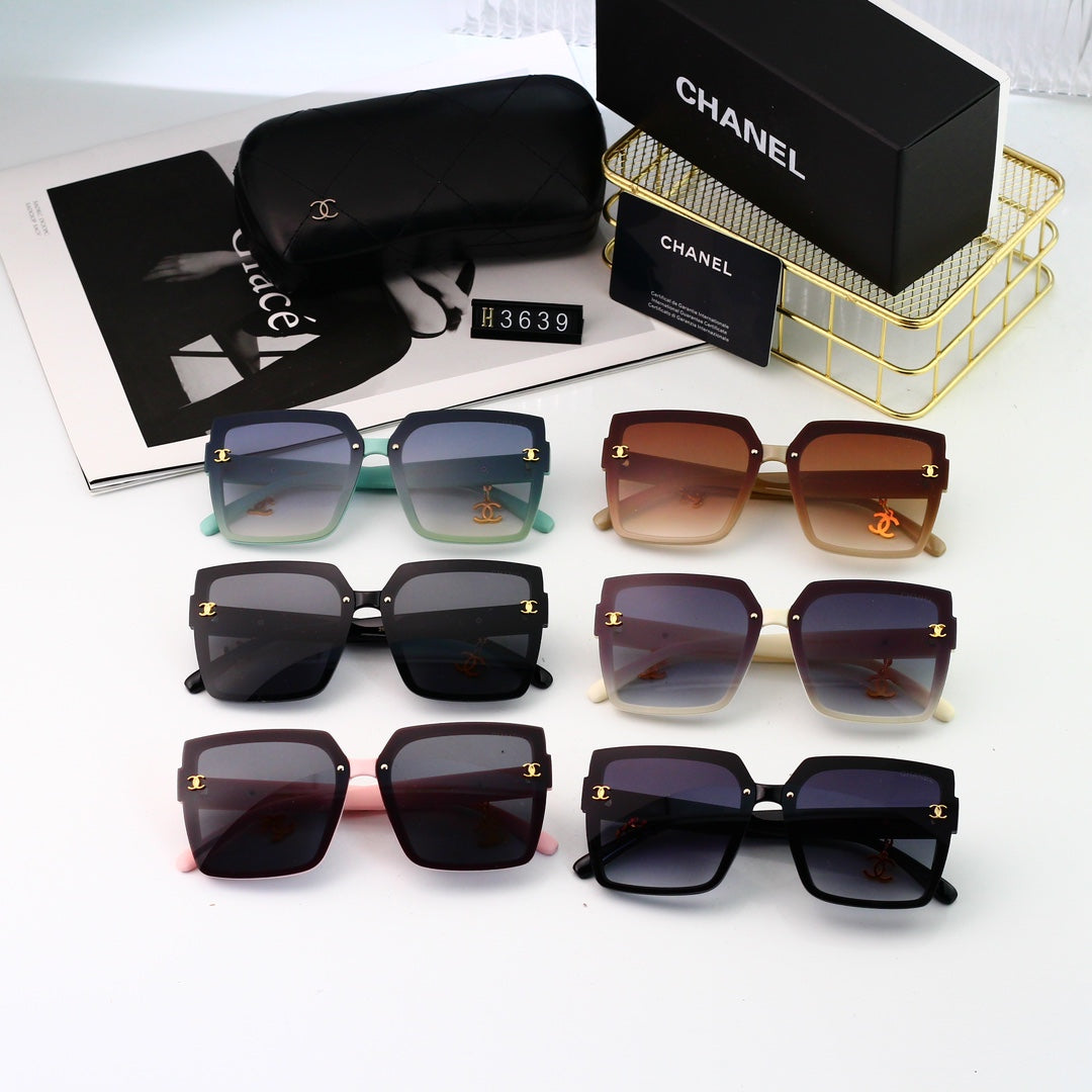 6 colors of trendy sunglasses 3639
