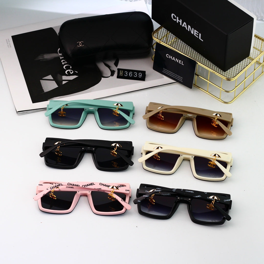 6 colors of trendy sunglasses 3639