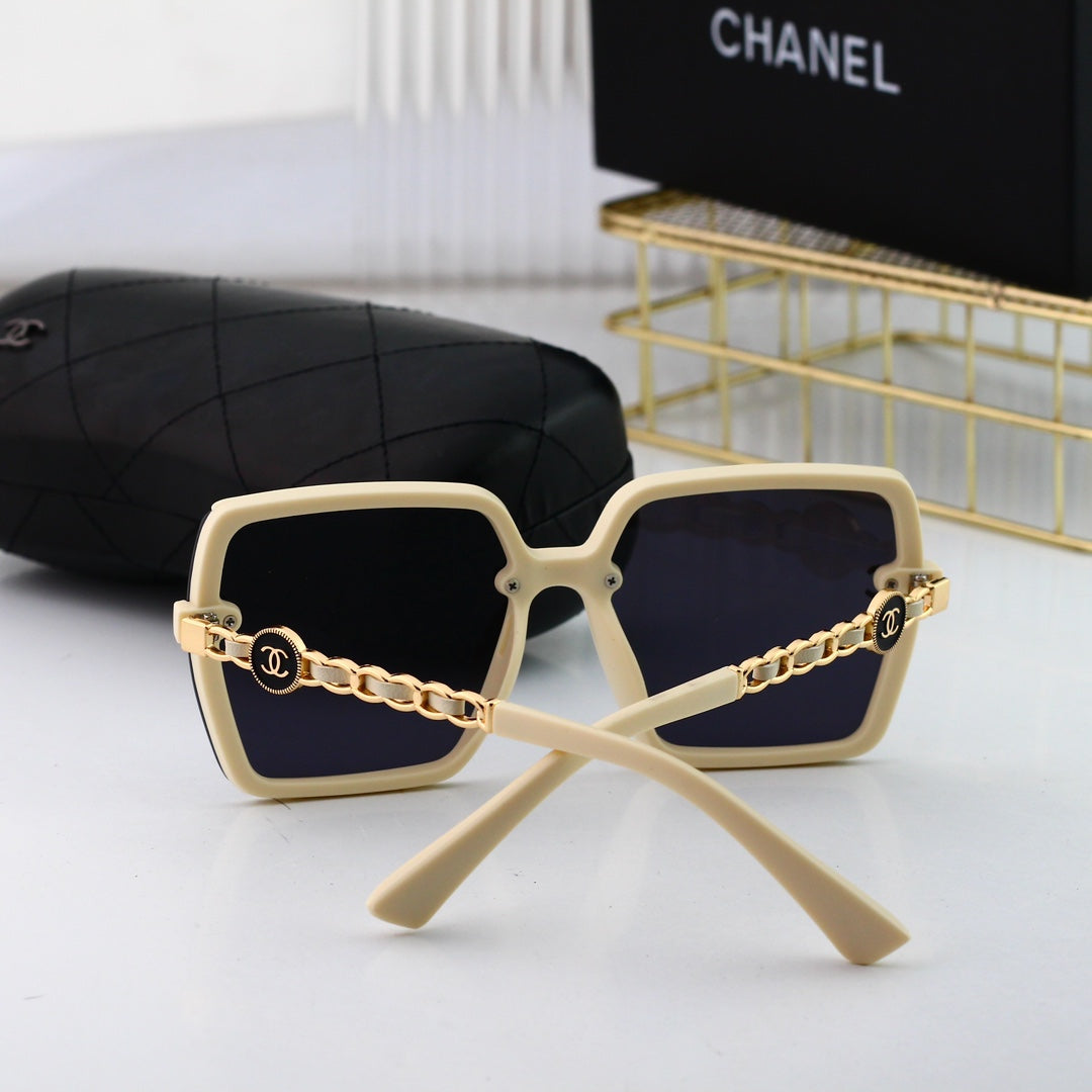 5-color Polaroid nylon HD lenses frameless design sunglasses 7268