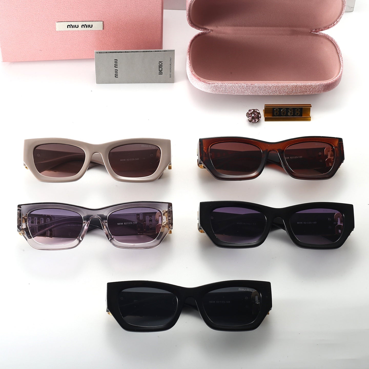 5 colors of fashionable and popular sunglasses 8638