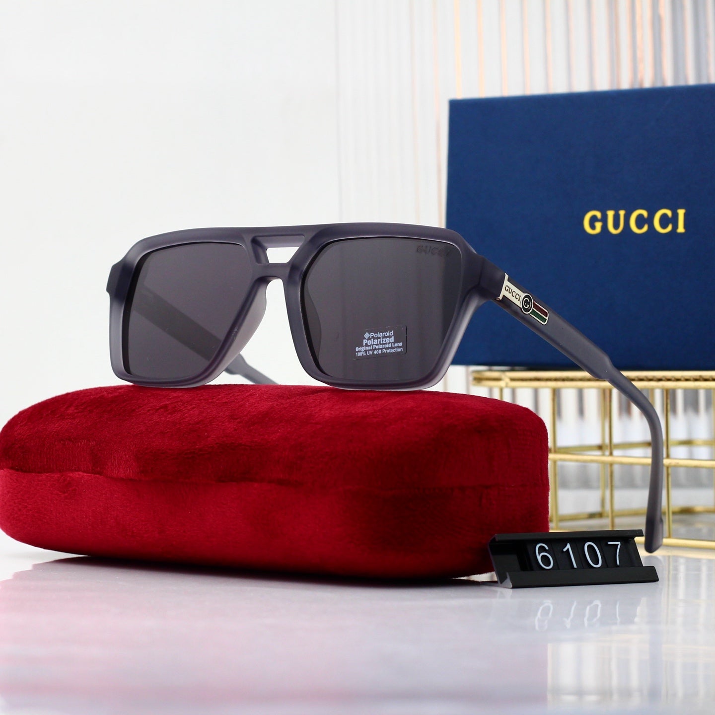 4 colors of trendy sunglasses 6107