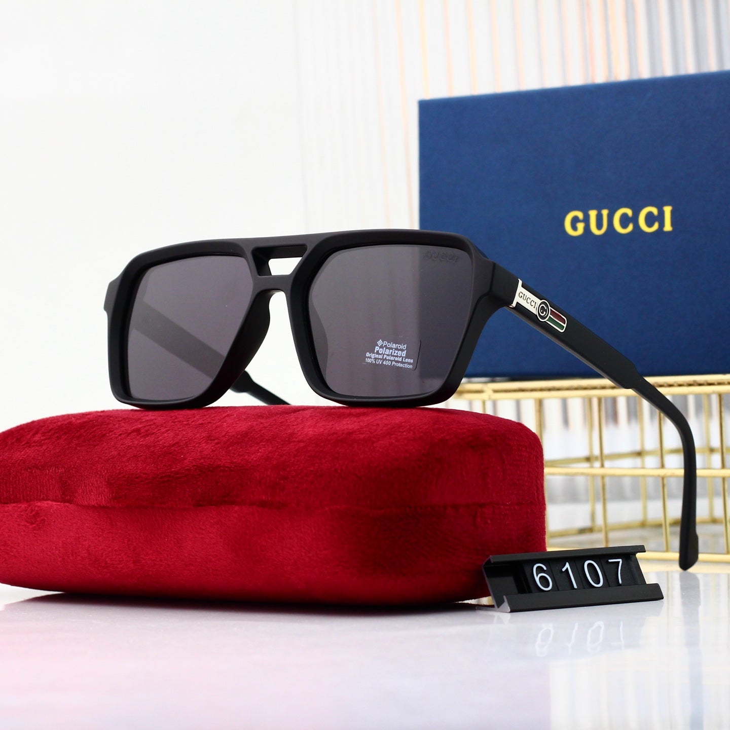 4 colors of trendy sunglasses 6107