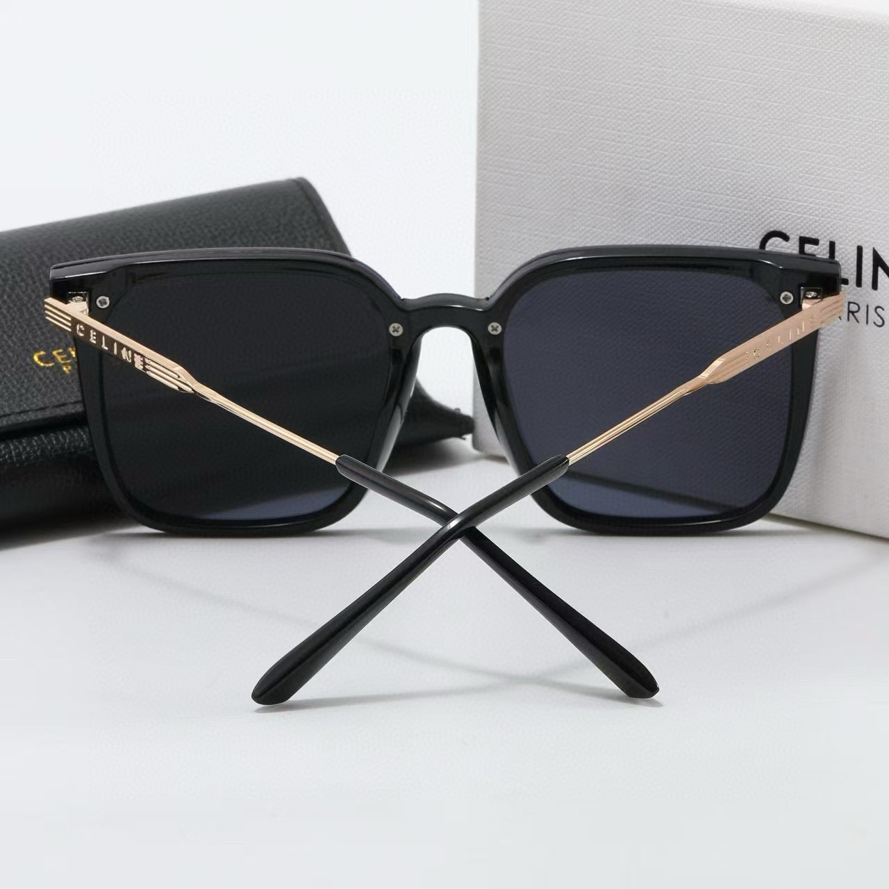 5 Colors Fashion Metal Temple Sunglasses 6276