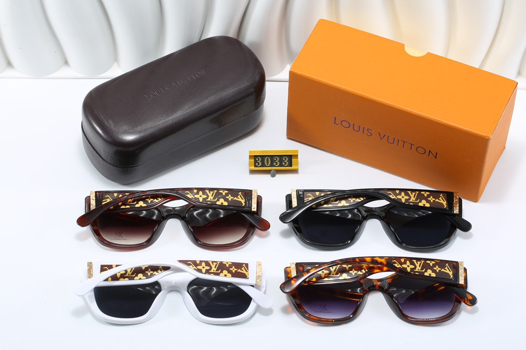 4 Color Trendy Sunglasses 3033