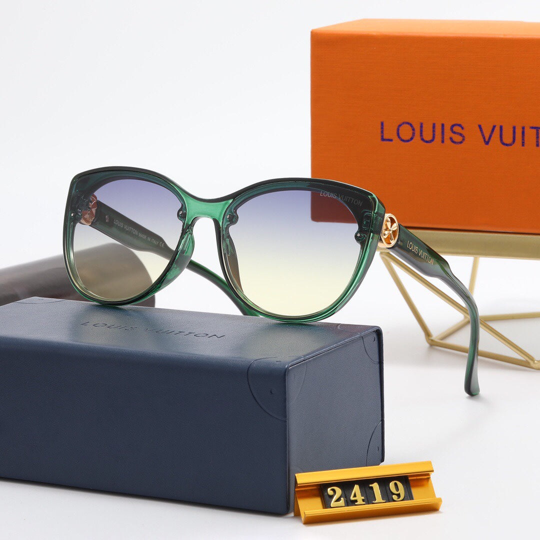 6 color high-end sunglasses 2419
