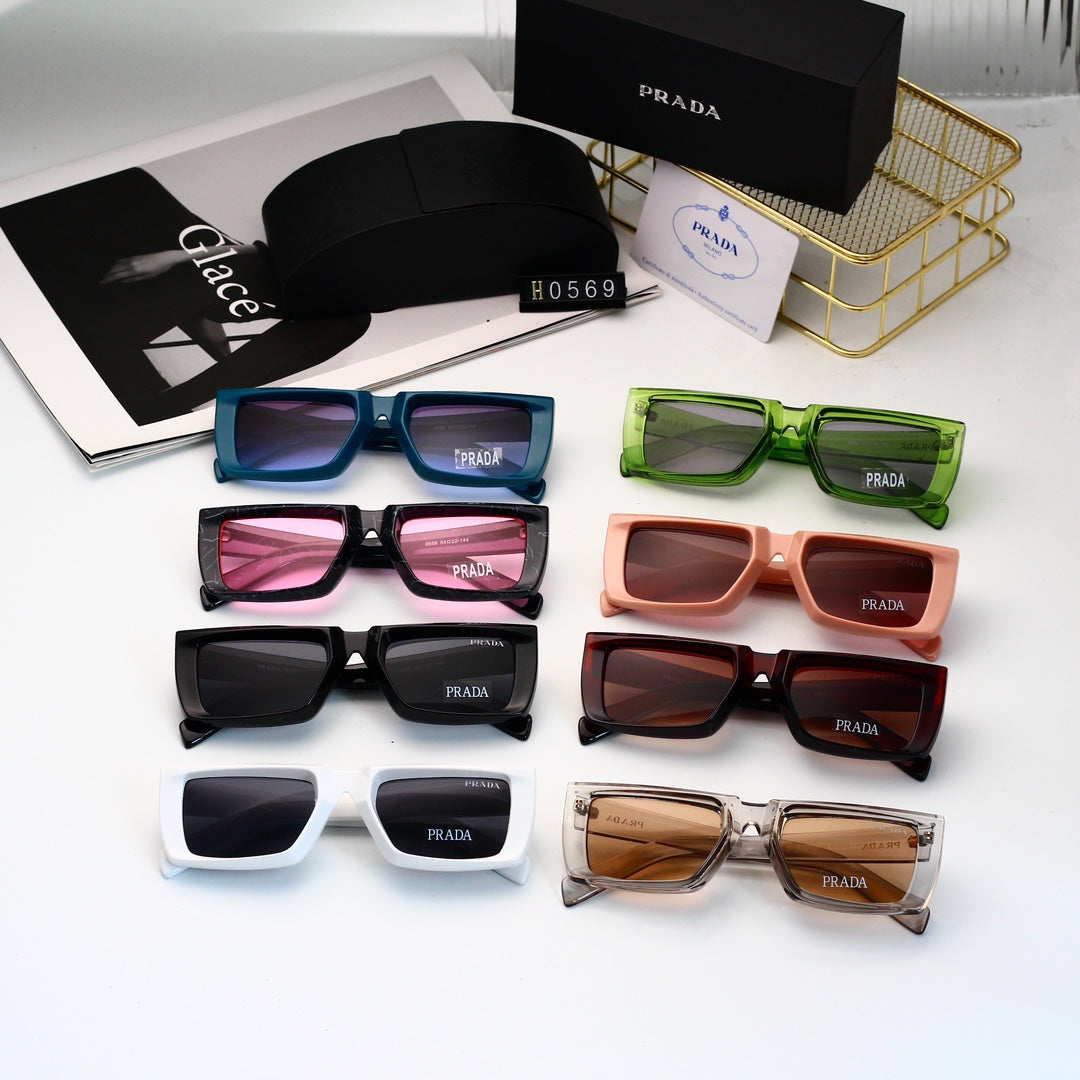 7 Colors Fashionable Plain Sunglasses 68016