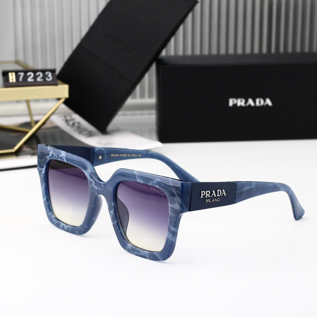 5-color Polaroid nylon HD lenses Full frame sunglasses 7223