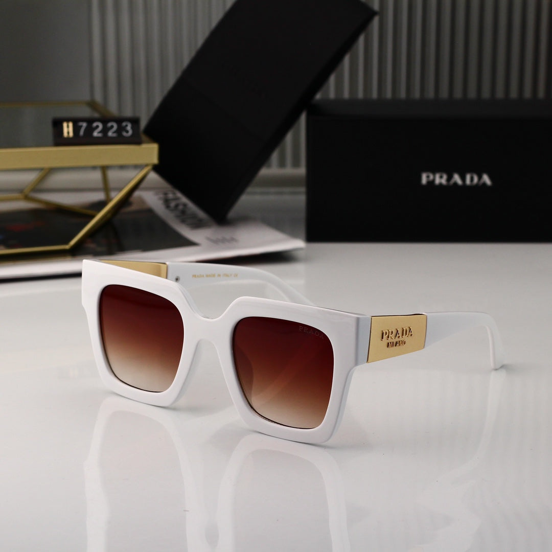 5-color Polaroid nylon HD lenses Full frame sunglasses 7223