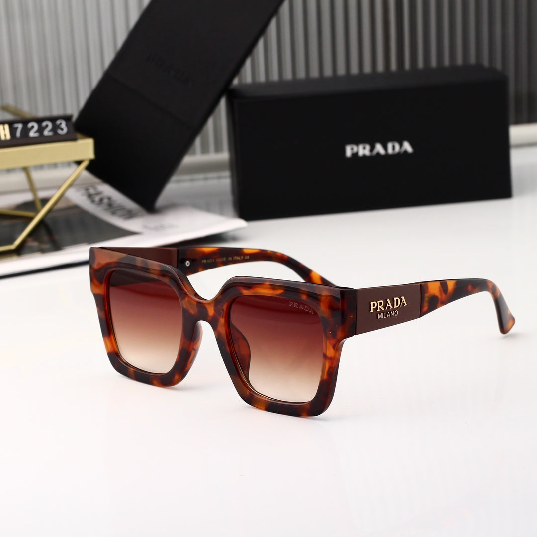 5-color Polaroid nylon HD lenses Full frame sunglasses 7223