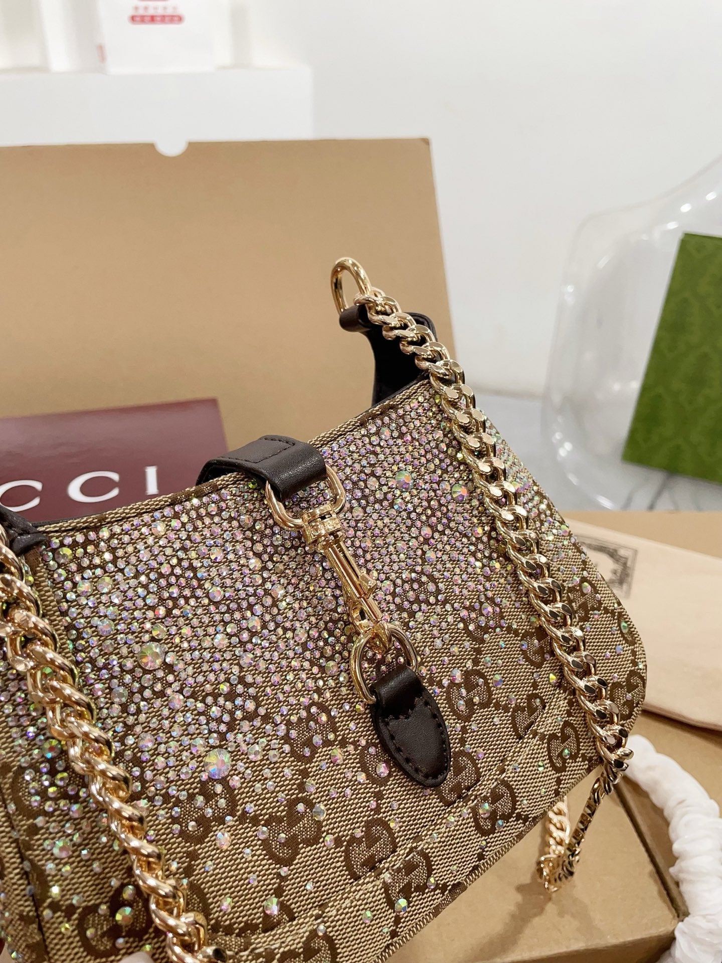 Rhinestone Underarm Bag