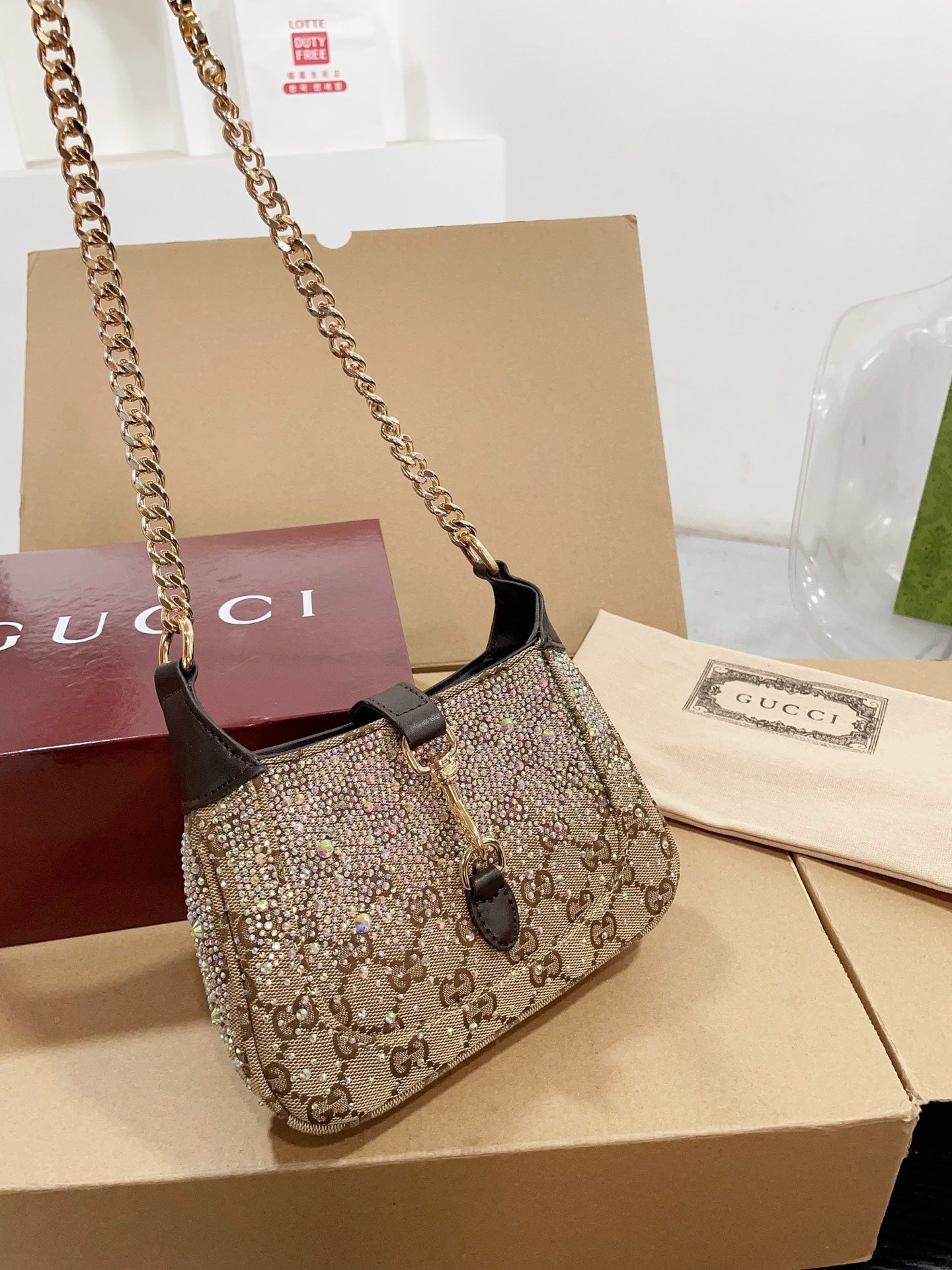 Rhinestone Underarm Bag
