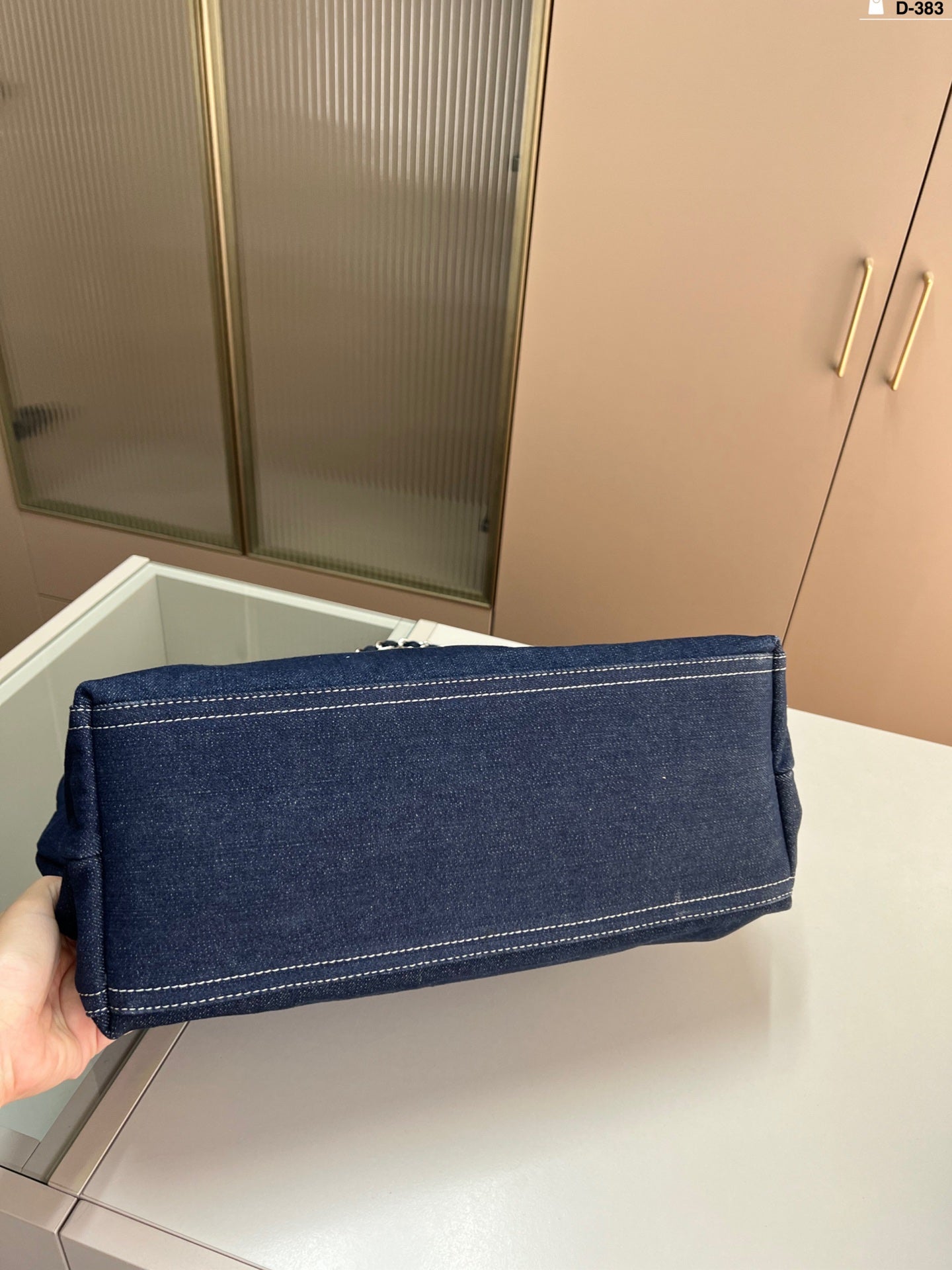 Blue Denim Tote