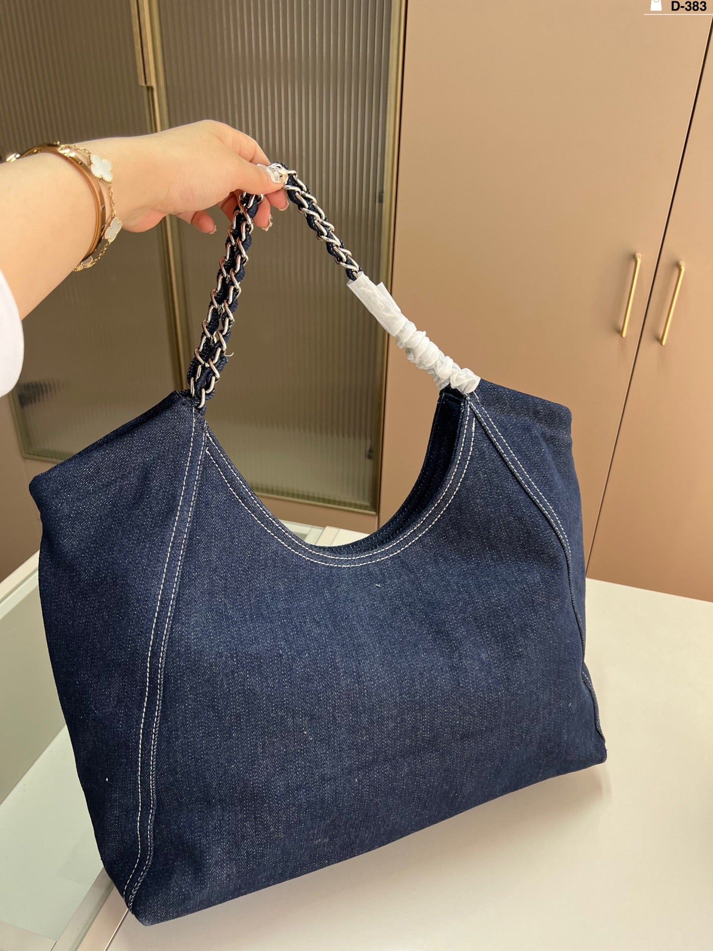 Blue Denim Tote