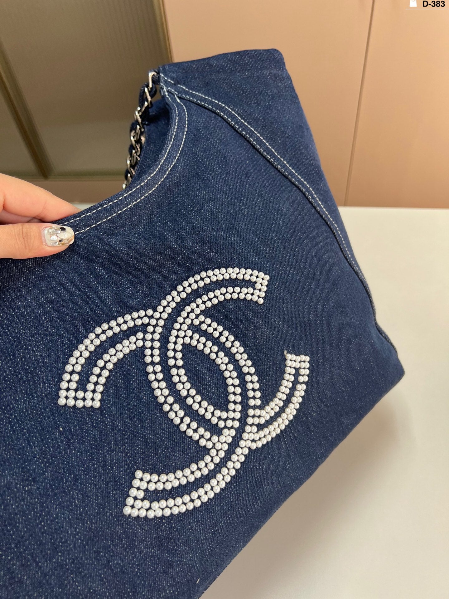 Blue Denim Tote