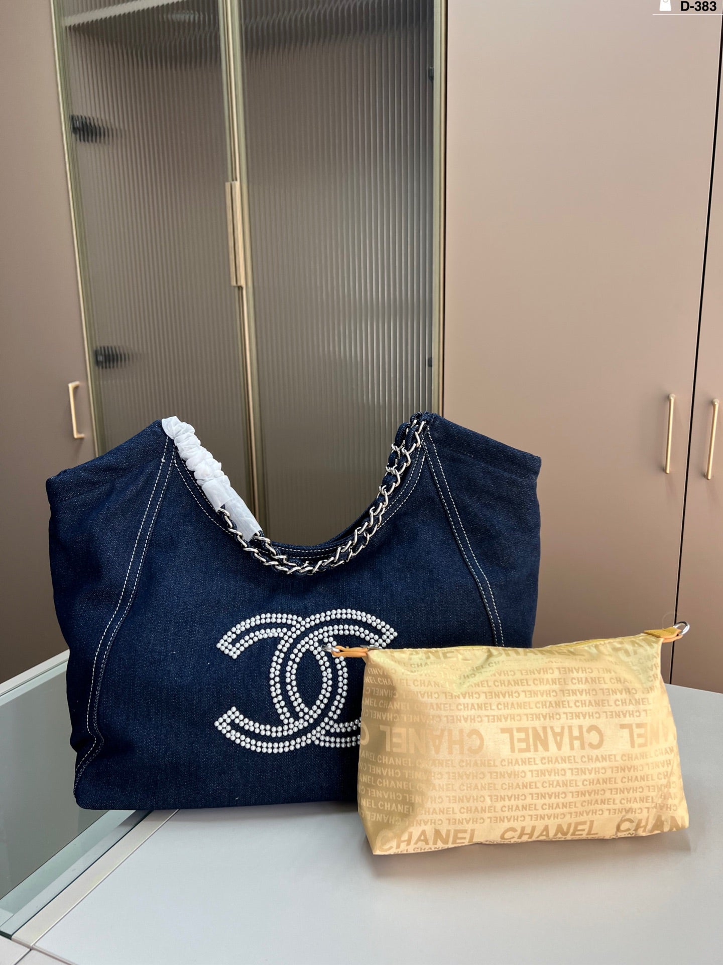 Blue Denim Tote